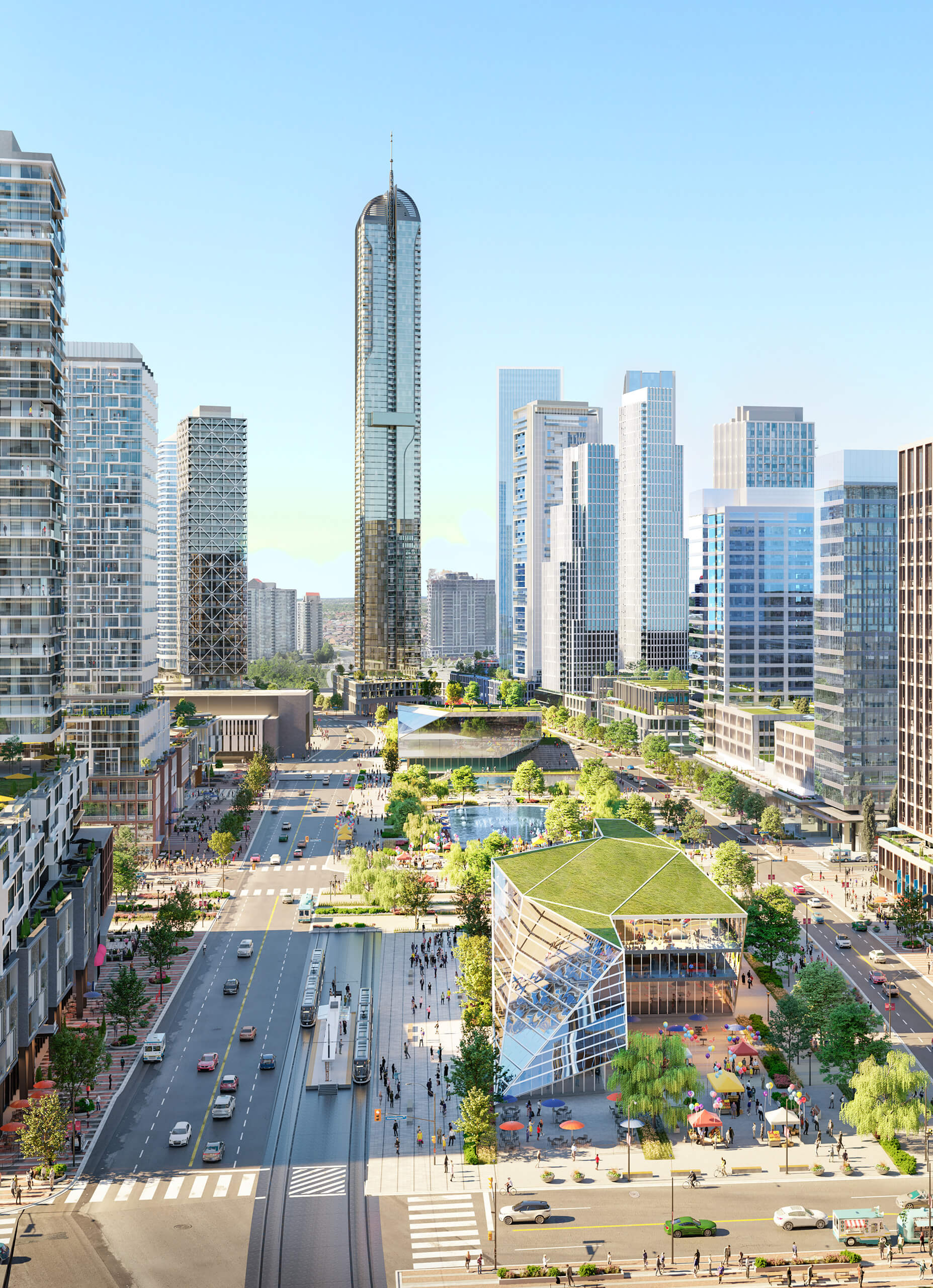 Render of Sqaure One District Render of Sqaure One District